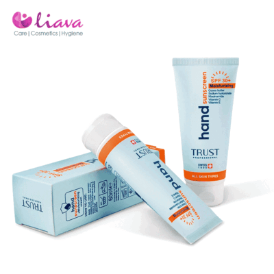 کرم دست ضدآفتاب و آبرسان +SPF30 بی‌رنگ تراست