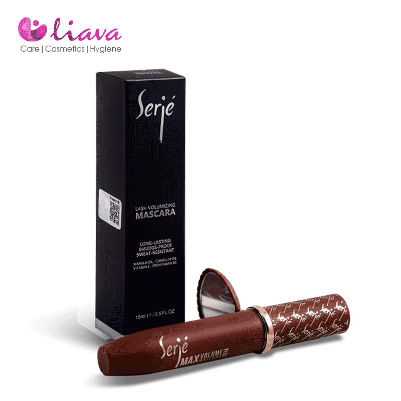 ریمل-قهوه-ای-حجم-دهنده-مژه-سرژه ریمل قهوه ای حجم دهنده مژه سرژه